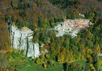 Panoramica sul Santuario de La Verna 