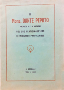 Dante Pepato 25° ministero